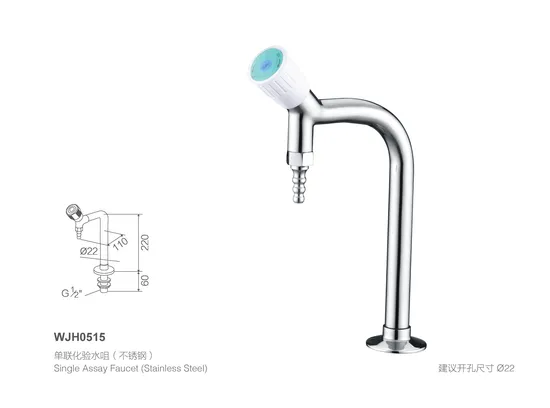 Chemical Resistant Gooseneck Lab Faucet WJH0512