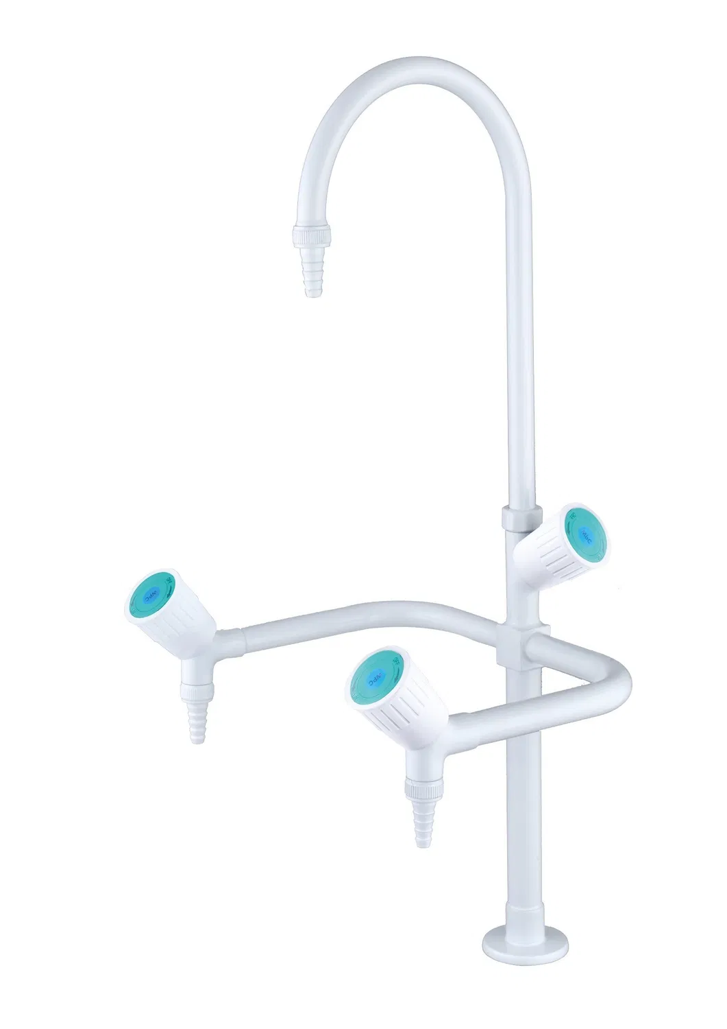 Triple Outlet Brass Lab Faucet for School Laboratories