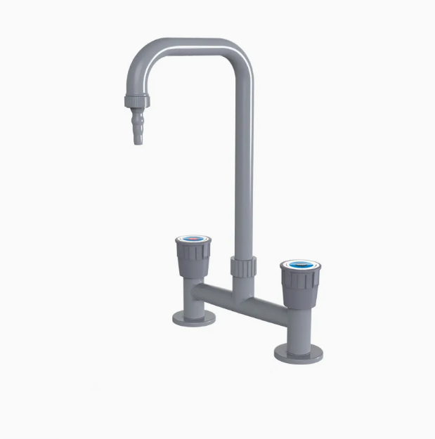 Gooseneck Single Handle Deck Mounted Lab Faucet