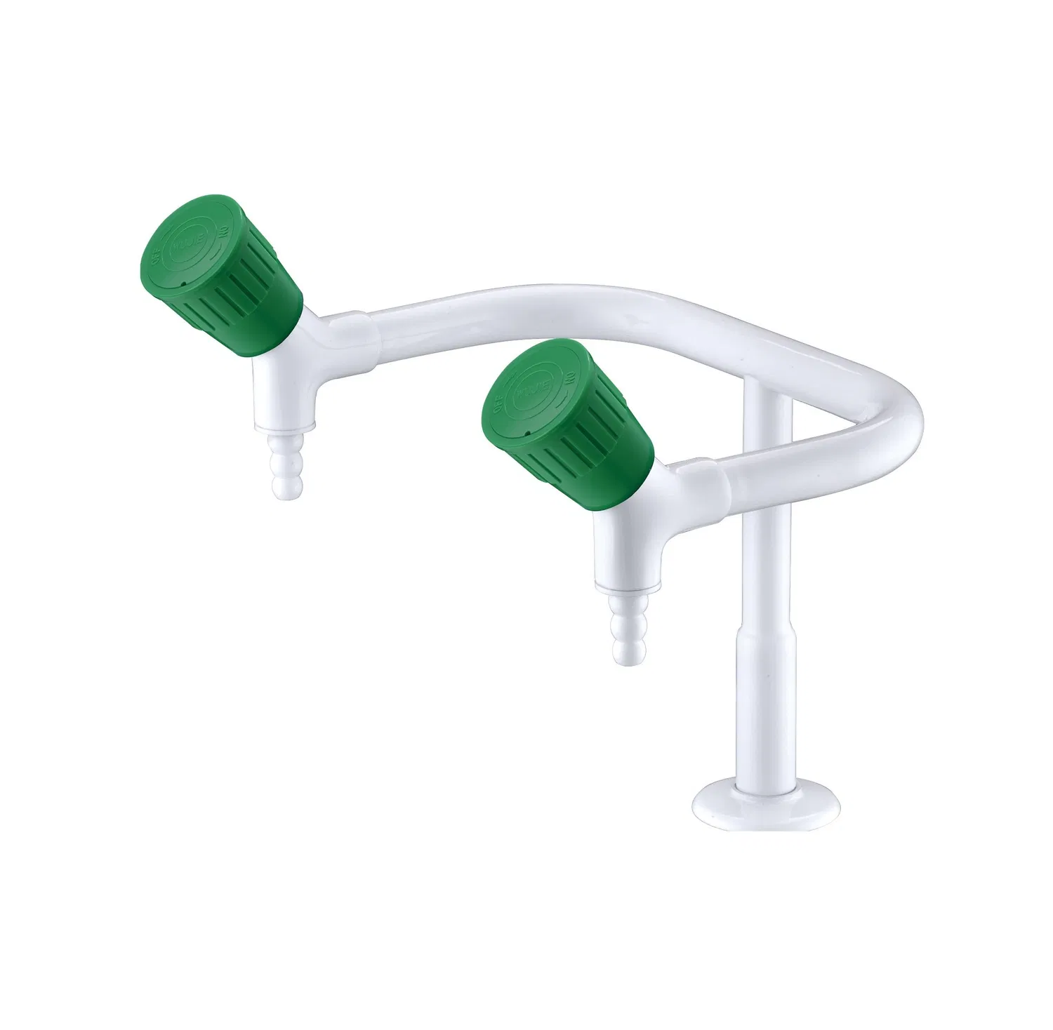 Bench-Mounted 2-Way Hot & Cold Lab Faucet